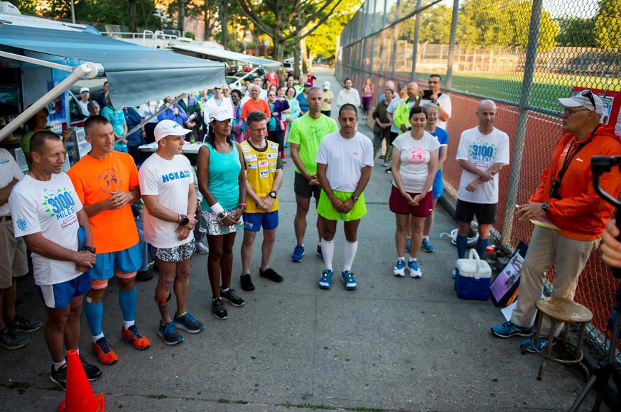 The start of the 2018 3100 Mile Race