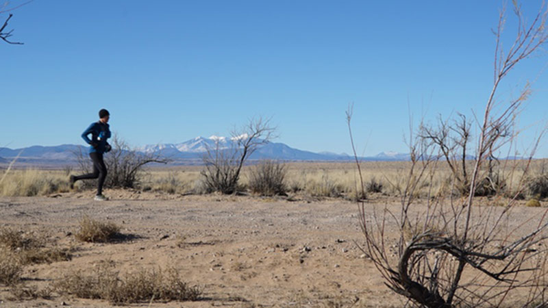 The film tracks a Navajo runner on a 100-mile running quest...