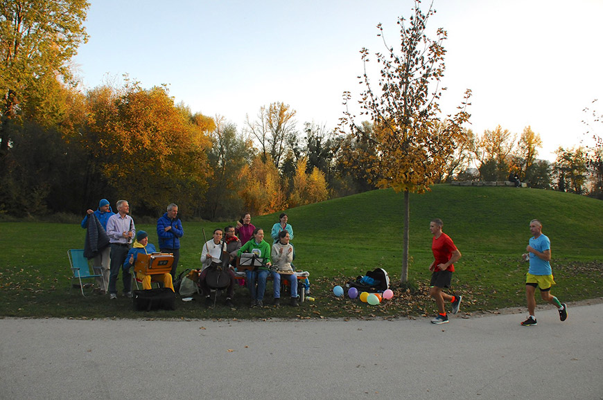 Runners and musicians