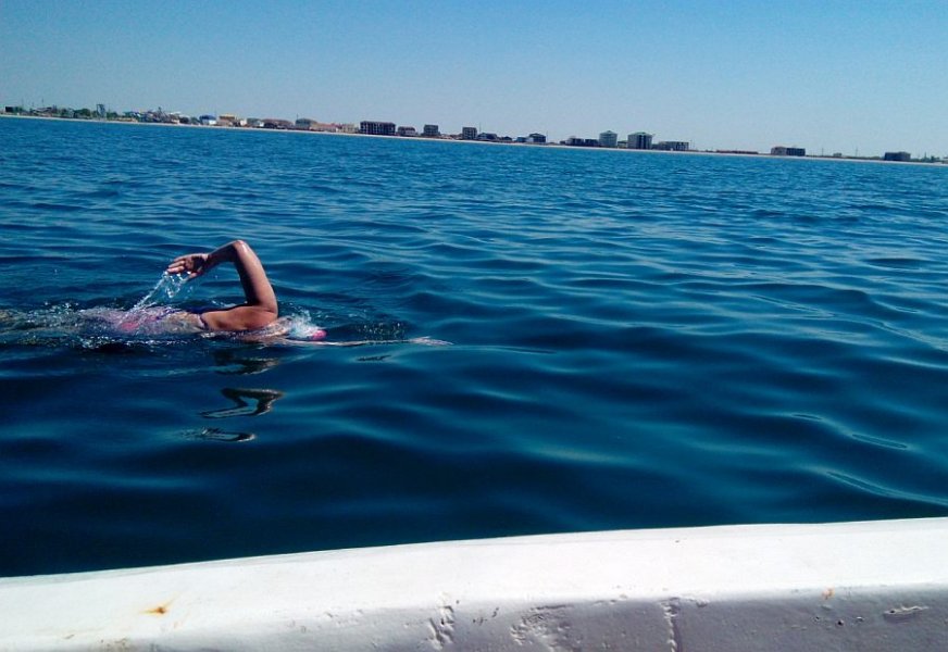 Long distance training in the Black Sea 