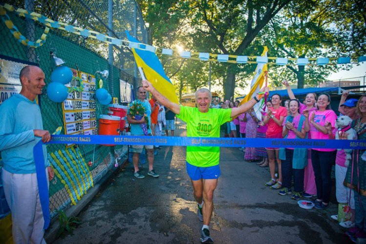 Yuri crosses the finish line after 46 days+01:10:25