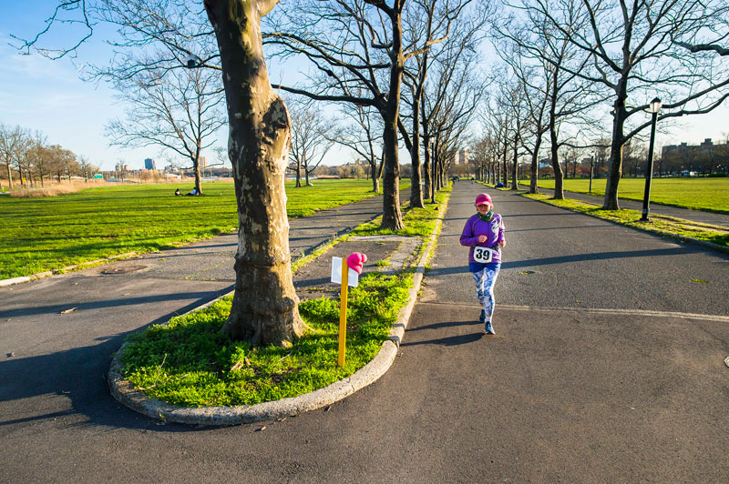 Part of the Flushing Meadow course